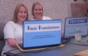 Entrepreneurial Linguists Entrepreneurial Linguists using wifi to work in the backyard, Vegas 2009