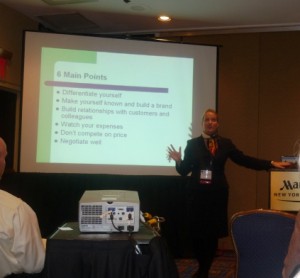 Judy presenting_main points At the ATA's annual conference in New York City in October 2009