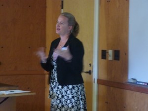 Judy presenting_smaller At the NOTIS workshop in September 2009